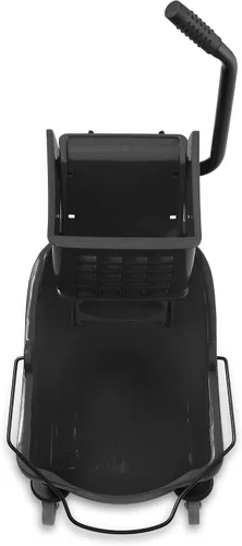 Miniatura 3 de Dryser Cubo de fregona comercial con escurridor de prensa lateral, 26 cuartos de galón, color negro