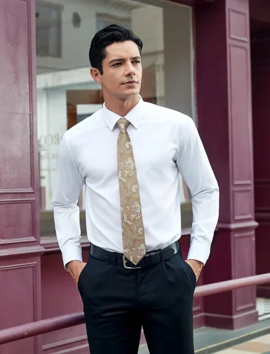 Miniatura 195 de Corbatas florales tejidas clásicas para hombre, corbata cuadrada de bolsillo, corbatas formales para hombres, boda con pañuelo