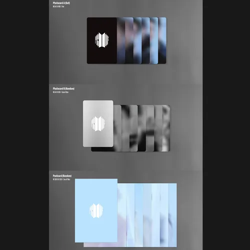 Miniatura 7 de Funda exterior a prueba de BTS + caja exterior + El arte de la prueba + fotografía + epílogo + tarjeta fotográfica placa de letras A + tarjeta