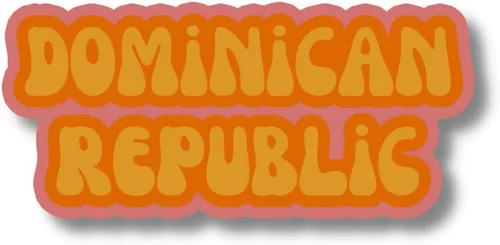 Miniatura 5 de Adhesivo de viaje de República Dominicana, varios colores, vinilo para botella de agua para laptop, Lugares en los que he estado, calcomanía