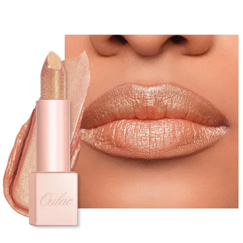 Miniatura 12 de Oulac Lápiz labial hidratante de coral para mujeres Bálsamo labial tintado infundido con ácido hialurónico sódico, maquillaje de labios ligero, PG04