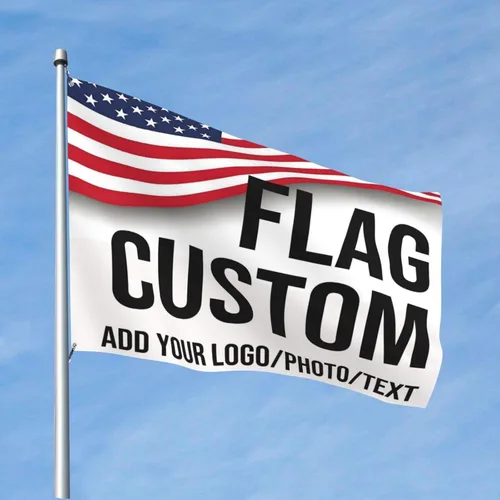 Miniatura 11 de Bandera personalizada de 2 x 3 pies de doble cara para exteriores, personaliza imprime tu propio texto/foto/Logo, banderas personalizadas