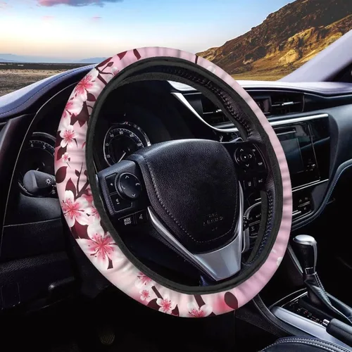 Miniatura 45 de Asian Dragon - Funda universal para volante de automóvil, accesorios interiores de automóvil, lavable, transpirable, funda para volante
