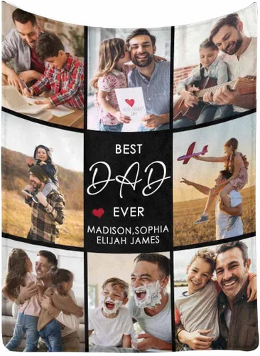 Miniatura 21 de MyPupSocks Manta personalizada para mamá, regalos personalizados para mamá, manta de cama con fotos, regalos de cumpleaños para mujeres, mamá