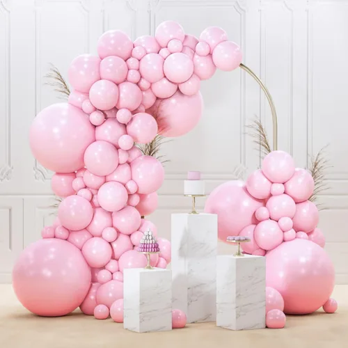 Miniatura 15 de PartyWoo Globos Negros 145 piezas Diferentes Tamaños de 18 12 10 5 Pulgadas Kit de Arco de Globos Negros Guirnalda para Baby Shower Cumpleaños