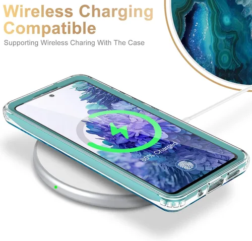 Miniatura 3 de Esdot Funda compatible con Samsung Galaxy S20 FE con protector de pantalla integrado, con diseño de moda para mujeres y niñas, funda protectora