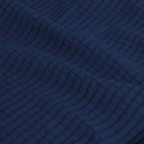 Miniatura 5 de Easy-Going Funda de Sofá Elástica de 3 Piezas para Perros, Funda de Sofá Lavable para Sofá de 2 Cojines Separados, Tela Jacquard de Spandex, Azul