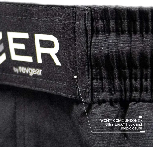 Miniatura 4 de Revgear Pantalones cortos de artes marciales de artes marciales de primera calidad para niños, duraderos y cómodos, abertura lateral para patear