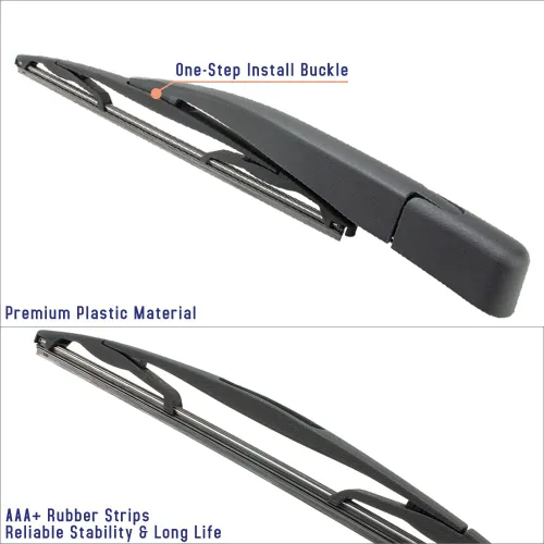 Miniatura 4 de Conjunto de limpiaparabrisas trasero compatible con Ford Escape 2008-2012, Mercury Mariner 2008-2011, Mazda Tribute 2008-2011, repuesto 8L8Z17526C