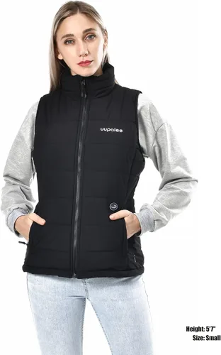 Miniatura 2 de uupalee Chaleco térmico con batería incluida para mujer y hombre