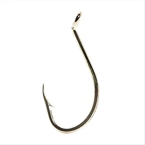 Miniatura 3 de Mustad Clásico extra fuerte forjado invertido giró hacia arriba ojo cuchillo punta pulpo/pico gancho Negro