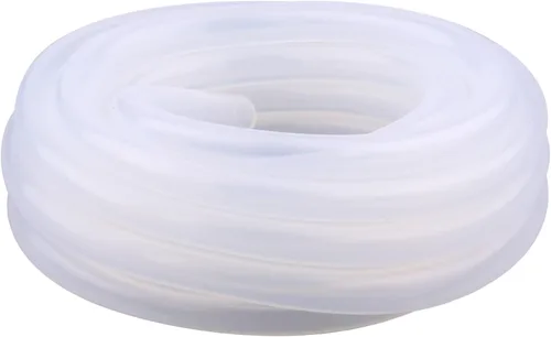 Miniatura 36 de Tubo de silicona – 3/8" ID 5/8" OD Grado alimenticio Flexible Grueso para bombeo de elaboración casera de cerveza, transferencia, longitud de 8