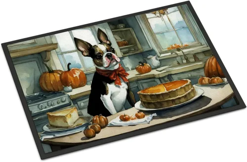 Miniatura 46 de Caroline's Treasures DAC1720MAT Affenpinscher - Tapete de otoño para cocina, con calabazas, 18 x 27 pulgadas, tapete para puerta delantera