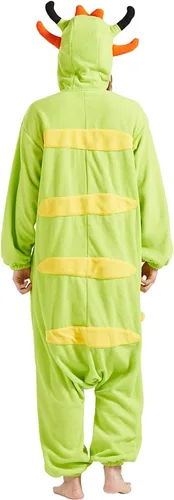 Miniatura 7 de DarkCom Pijama de una pieza de animal para mujer y hombre, disfraz de Halloween, ropa de dormir de Navidad