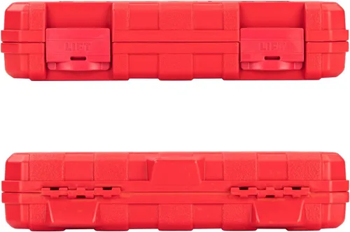 Miniatura 3 de TEKTON - Juego de llaves de vaso de 6 puntos y trinquete de 1/4 pulgada con estuche, 34 piezas (4-15 mm) SKT05202