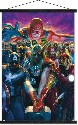 Miniatura 6 de Trends International Marvel Comics - Póster de pared de Avengers #10, 22.375 x 34 pulgadas, versión premium sin marco