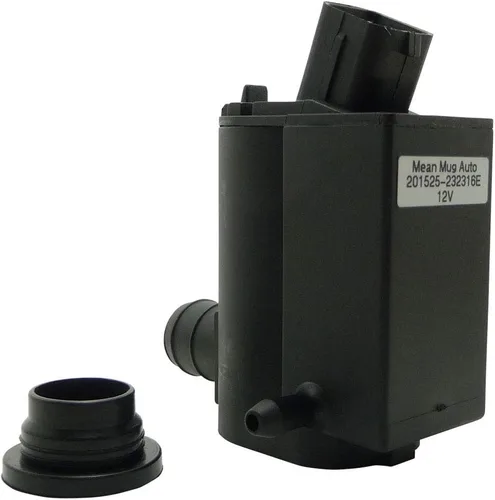 201525-232316E Bomba de limpiaparabrisas con arandela - Motor de arandela compatible con Hyundai, Kia - Reemplaza OEM #: 98510-1C100, 98510-26100,