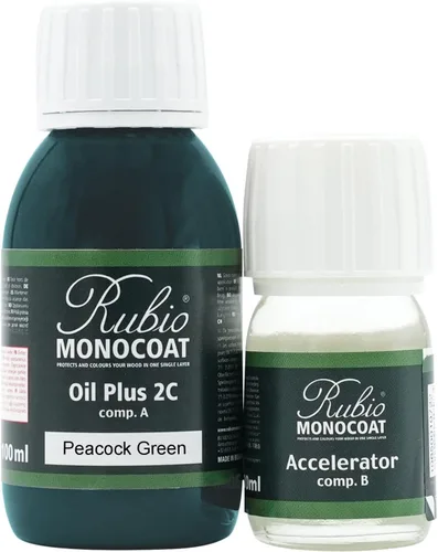 Miniatura 80 de Rubio Monocoat Tinte y acabado para madera de 650 pies cuadrados - Niebla Oil Plus 2C Aceite de linaza de secado rápido, ecológico