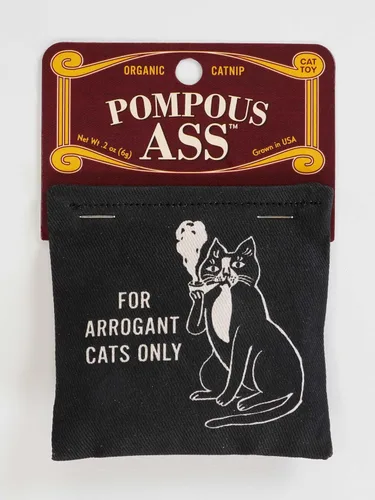 Miniatura 10 de Blue Q I Love My A'hole Cat Catnip Toys - Juguetes duraderos para gatos para morder, hierba gatera orgánica cultivada en Estados Unidos, suministros