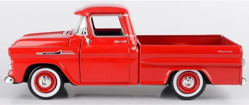 Miniatura 3 de Motor Max 1:24 W/B American Classics 1958 Chevrolet Apache Fleet Side Pickup Camión Diecast para niños unisex