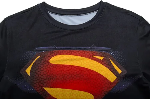 Miniatura 3 de Beilier Camiseta de compresión de manga larga con estampado 3D de Super-Hero