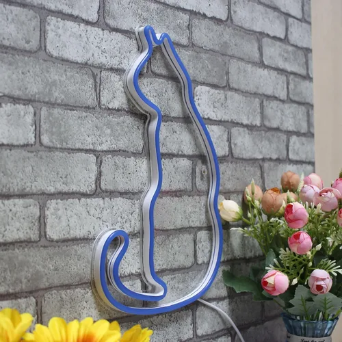 Miniatura 3 de ADVPRO Cat Flex Silicone LED Neon Sign - Blue - st16s32-fnu0083-b