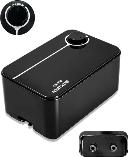 Bomba de aire ultrasilenciosa para acuario, aireador de tanque de peces ajustable con bomba de doble salida, bomba de oxígeno de 8 W, 8 L/min para