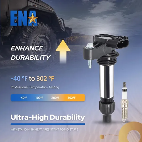 Miniatura 3 de ENA Paquete de 6 bobinas de encendido con 6 bujías de iridio 3.6 V6 2010 2012 2013 2014 2015 2016 compatible con Buick Chevy Cadillac Malibu Allure
