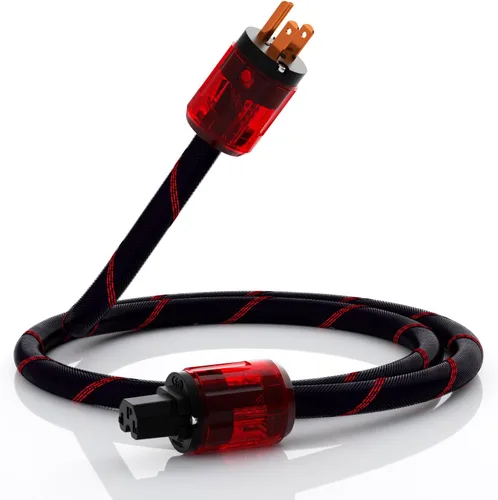 Monosaudio Cable de alimentación de CA de audio de alta fidelidad de 12 AWG de cobre puro OFC de alta pureza, cable de alimentación audiófilo de 125