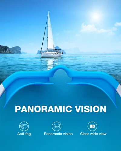 Miniatura 5 de ZIONOR Gafas de natación para niños, G1 MINI con protección UV, polarizadas, antivaho, para edades de 6 a 14 años A2