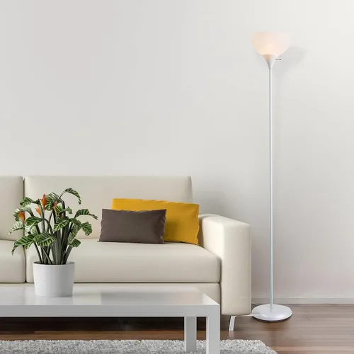 Miniatura 4 de Newhouse Lighting NHFL-JO-WH Joey Lámpara de pie moderna de 71 pulgadas para dormitorios, sala de estar, lámpara de pie duradera para el hogar