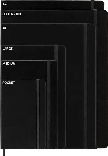 Miniatura 9 de Moleskine Agenda semanal 2023-2024, 18M, grande, negro, tapa dura (5 x 8.25)
