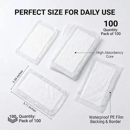 Almohadillas absorbentes de carne Dri Lock de 2.12 oz, 3.54 x 5.11 pulgadas, almohadillas absorbentes de carne blancas para cocina y tienda (100