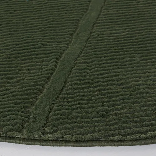 Miniatura 3 de SAFAVIEH Colección Revive Alfombra de Área - 6'7" Redonda, Verde, Diseño Enrejado, No Desprende Pelusa y de Fácil Cuidado, Ideal para Áreas de Alto