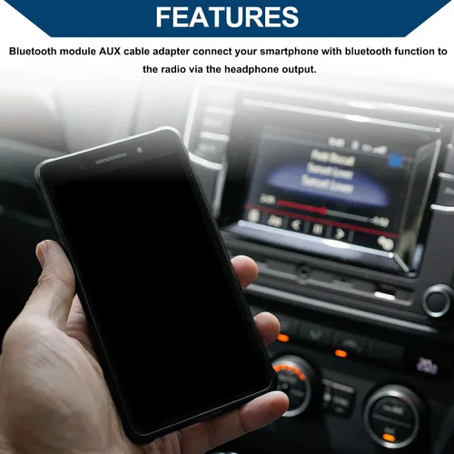 Miniatura 3 de Arnés de radio estéreo para BMW Bluetooth AUX adaptador cable de música conveniente 7.9 in 1 unids negro