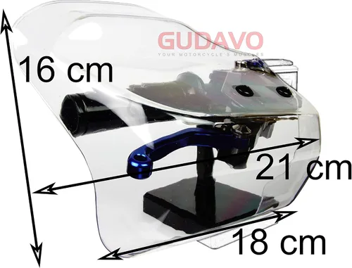 Miniatura 2 de Protectores de mano universales para motocicleta, deflectores de parabrisas, 1 par de protectores de manos ajustables para el viento y el frío