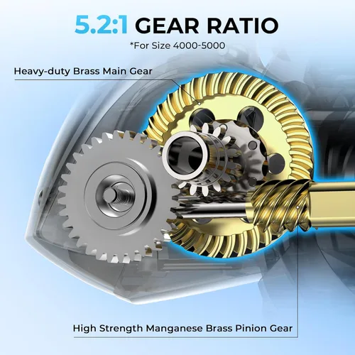 Miniatura 7 de KastKing MegaJaws Elite Spinning Fishing Reel - 6.2:1/5.2:1 Gear Ratio Fishing Reel, 39.5Lbs Max Drag, Ultra Lightweight & Powerful, 10+1 Stainless