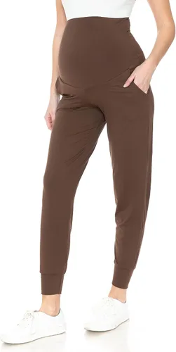 Miniatura 44 de Leggings Depot Pantalones de maternidad para mujer, sobre el vientre, pantalones deportivos casuales para descansar