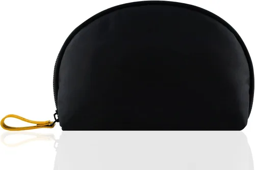 Miniatura 11 de Bolsa Pequeña de Maquillaje para Bolso Bolsa de Cosméticos Portátil Impermeable para Viaje Bolso de Maquillaje para Mujeres, Negro