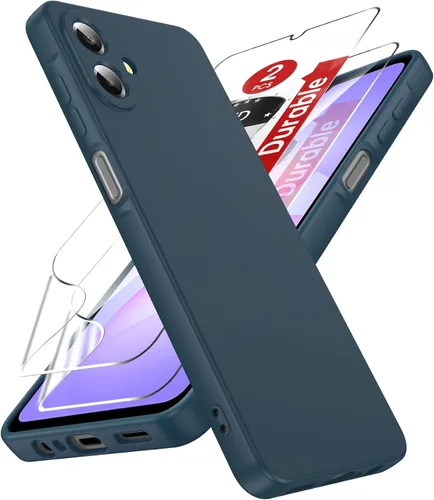 Miniatura 30 de LeYi Funda para Motorola Moto G Play 4G 2024: Funda para Moto G Play 4G 2024 con funda delgada y antiarañazos, silicona líquida a prueba de golpes