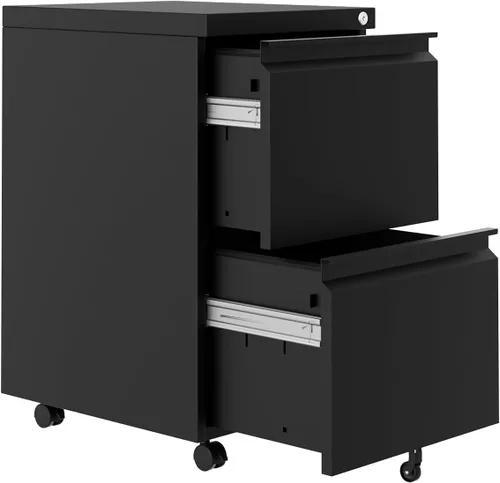 Miniatura 10 de IDEALHOUSE Armario de herramientas rodante resistente con 3 cajones, carrito de almacenamiento de metal industrial para organización de garaje