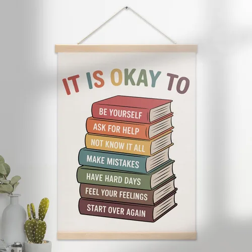 Miniatura 9 de HKDGVRTB Pósteres motivacionales de afirmaciones positivas, decoración de pared, arte inspirador de pared de oficina que se suma a grandes