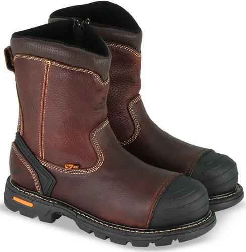 Miniatura 3 de Thorogood GEN-Flex2 Botas de Trabajo Wellington de 8" con Cierre Lateral Pull On para Hombres - Cuero de Grano Completo con Puntera de Seguridad