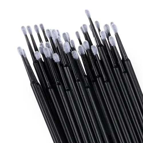 Miniatura 2 de 400 piezas de microcepillos aplicadores, JASSINS Microswabs para extensiones de pestañas, hisopo desechable de precisión de 0.079 pulgadas