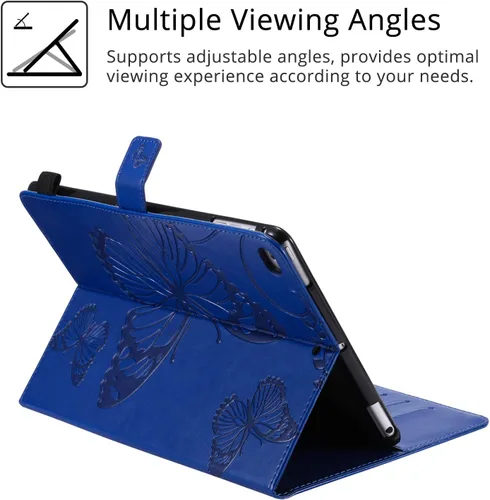 Miniatura 4 de Funda para iPad de 6ª/5ª generación de 9.7 pulgadas 2018/2017, para iPad Air 2/Air 1 con soporte, soporte para lápices, bolsillo