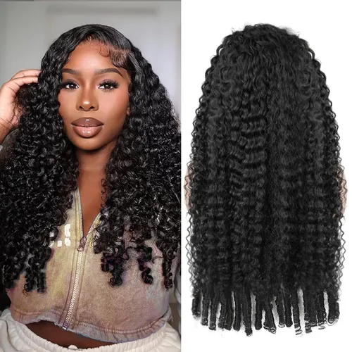 Miniatura 13 de CHEETAHBEAUTY Pelucas de cabello humano brasileño ondulado profundo #4 marrón chocolate 13X6 HD de encaje frontal transparente grado 10A rizado