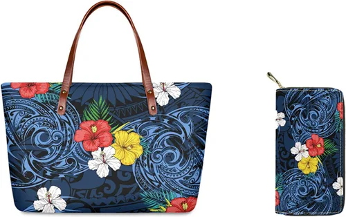 JEOCODY Cartera larga de cuero para mujer, bolso de mano con asa superior, bolso de hombro casual grande, regalo para niñas