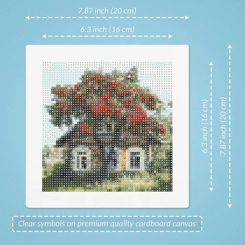 Miniatura 3 de LuwoArte Paquete de 6 Kits de Pintura de Diamantes para Adultos – Kits de Arte de Diamantes con Tema de Campo – Arte de Gemas DIY de Taladro