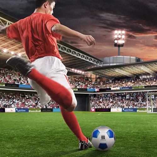 Miniatura 3 de Pelota de entrenamiento de fútbol, pelotas de fútbol de práctica, tamaños clásicos 5 para jóvenes, adultos, perfectas para partidos o juegos al aire