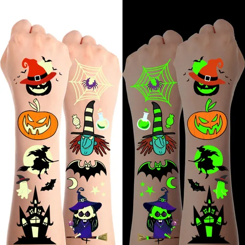 Miniatura 10 de JCFIRE Decoraciones del 4 de julio, 100 piezas de tatuajes temporales para niños y adultos, decoraciones patrióticas, accesorios del 4 de julio